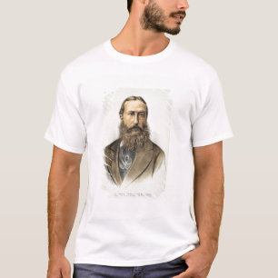 Camiseta Retrato de Leopold II (1835-1909), rey de Belgiu