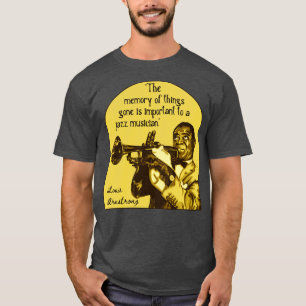 Camiseta Retrato De Louis Armstrong Y Cita 1
