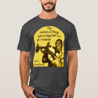 Camiseta Retrato De Louis Armstrong Y Cita 1