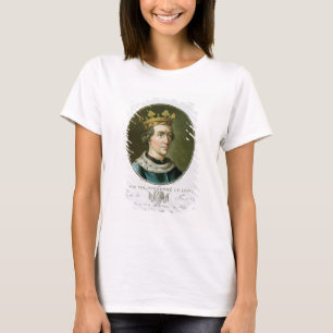 Camiseta Retrato de Louis VIII, llamado "Le Lion", rey de