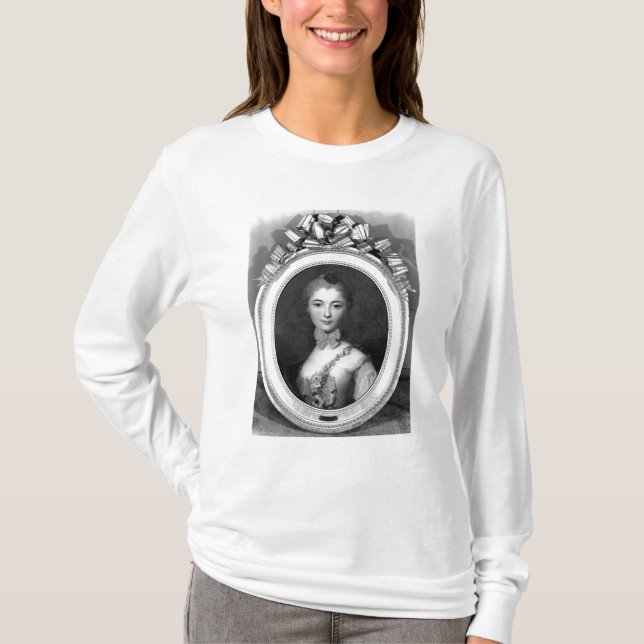 Camiseta Retrato de Louise Honorine Crozat du Chatel (Anverso)
