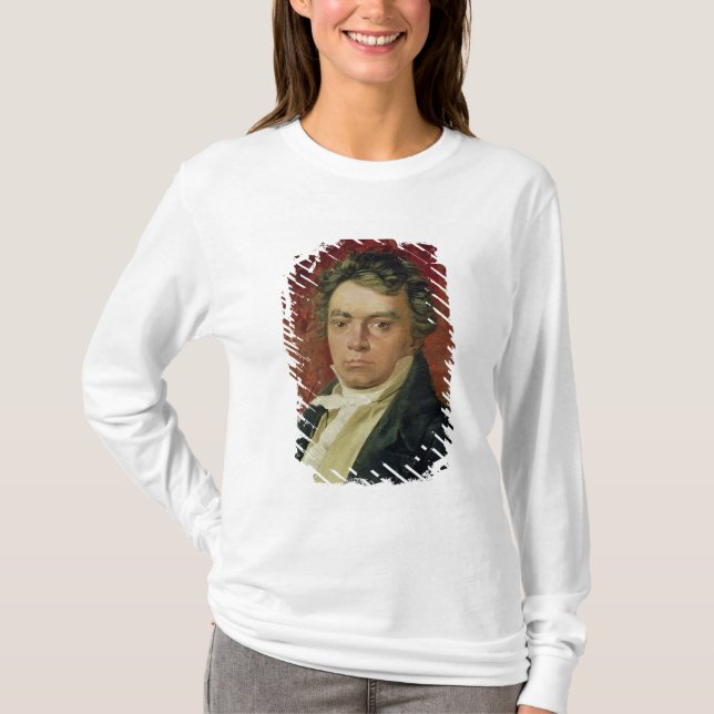 Camiseta Retrato de Ludwig van Beethoven (Anverso)