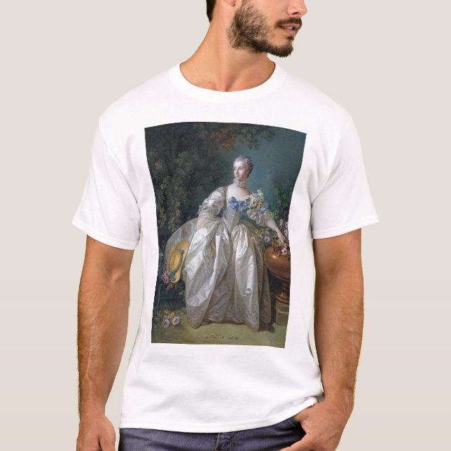 Camiseta Retrato de Madame Bergeret, Boucher (Anverso)