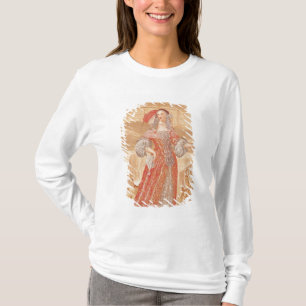 Camiseta Retrato de Madeleine Bejart en papel de