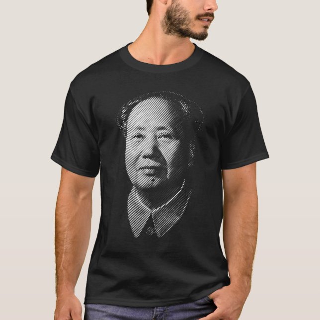 Camiseta Retrato de Mao Zedong del presidente (Anverso)