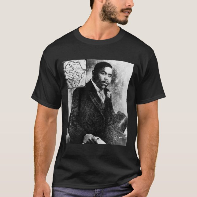 Camiseta Retrato de Marcus Garvey (Anverso)