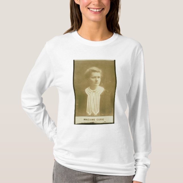 Camiseta Retrato de Marie Curie (Anverso)