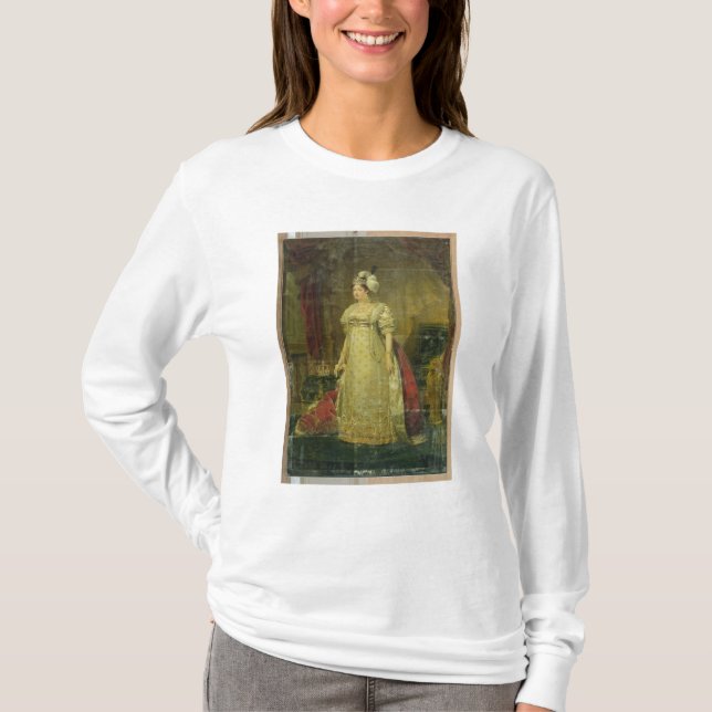Camiseta Retrato de Marie-Teresa-Charlotte de Francia (Anverso)
