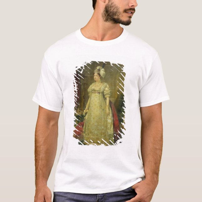 Camiseta Retrato de Marie-Teresa-Charlotte de Francia (Anverso)