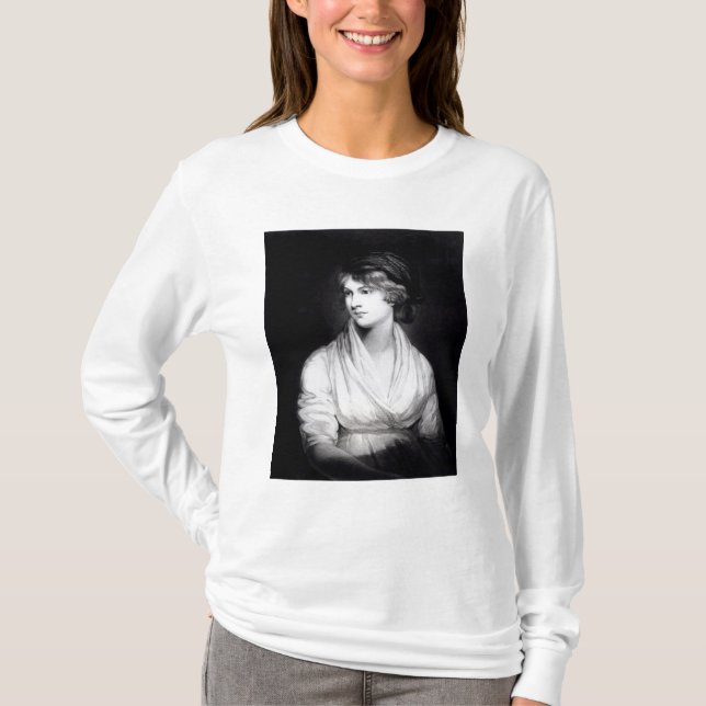 Camiseta Retrato de Mary Wollstonecraft Godwin (Anverso)