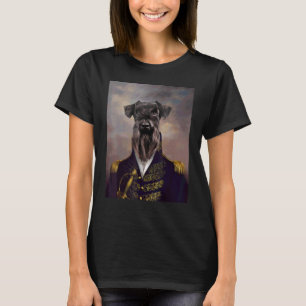 Camiseta Retrato de mascota renacentista perro Schnauzer Me