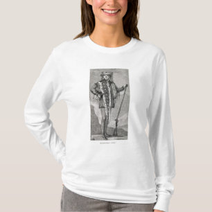 Camiseta Retrato de Meriwether Lewis grabado
