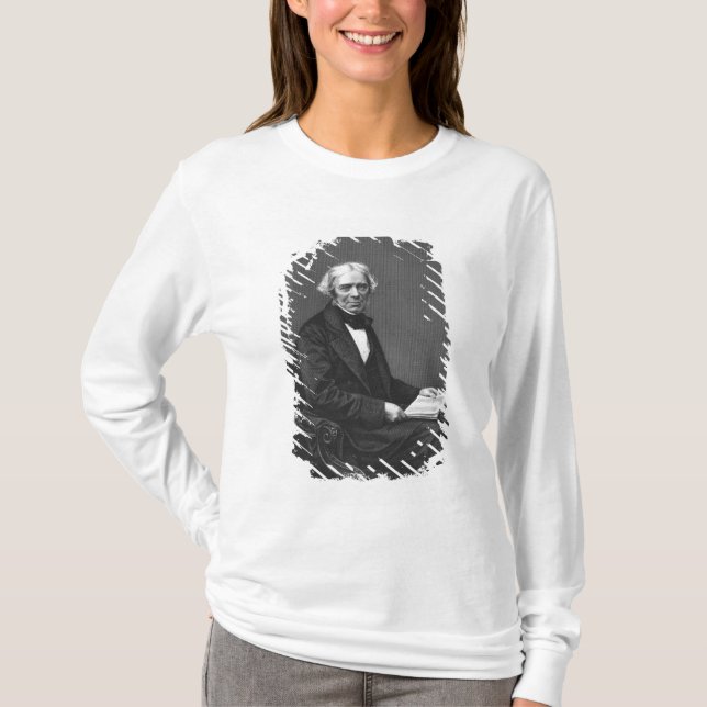 Camiseta Retrato de Michael Faraday (Anverso)