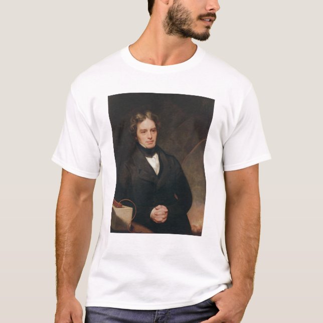 Camiseta Retrato de Michael Faraday 1841-42 (Anverso)