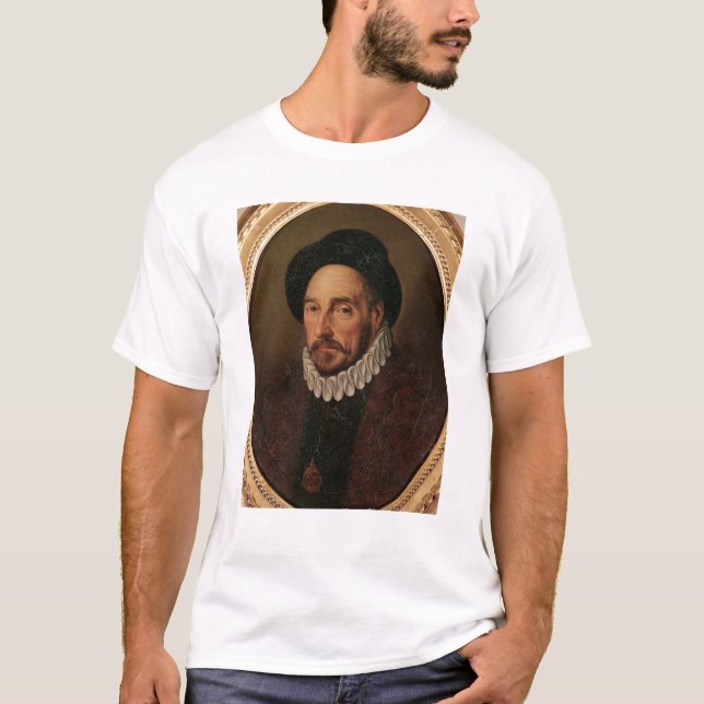 Camiseta Retrato de Miguel Eyquem de Montaigne (Anverso)