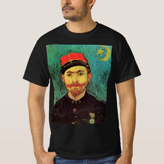 Camiseta Retrato de Milliet, El amante de Vincent van Gogh (Anverso)