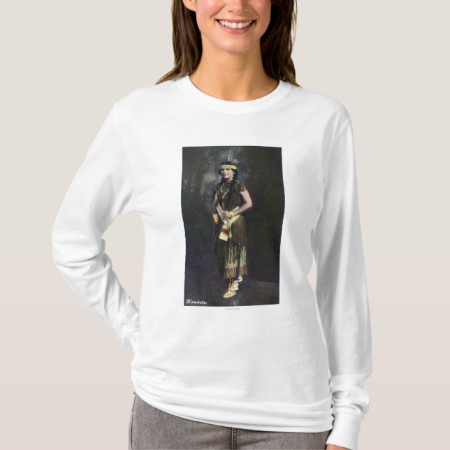 Camiseta Retrato de Minnehaha (Anverso)