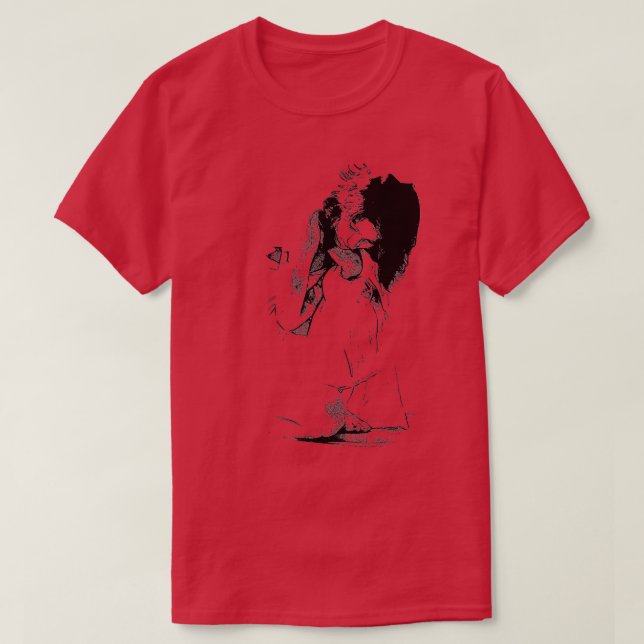 Camiseta Retrato de mitos de cabeza roja (Diseño del anverso)