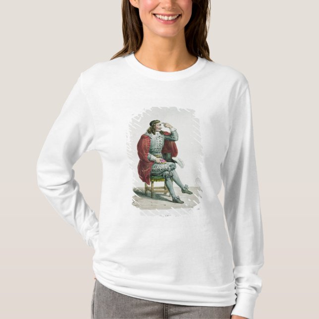 Camiseta Retrato de Moliere en el papel de Arnolfe (Anverso)