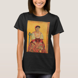 Camiseta Retrato de mujer italiana por Vincent van Gogh