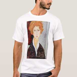 Camiseta Retrato de mujer, Modigliani
