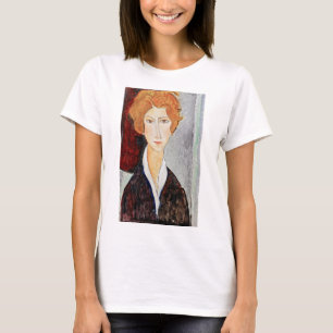 Camiseta Retrato de mujer, Modigliani