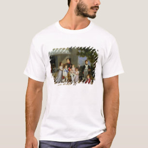 Camiseta Retrato de Napoleon Bonaparte con sus sobrinos