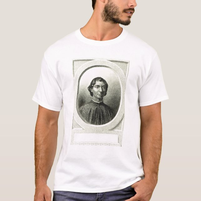 Camiseta Retrato de Niccolo Machiavelli (Anverso)