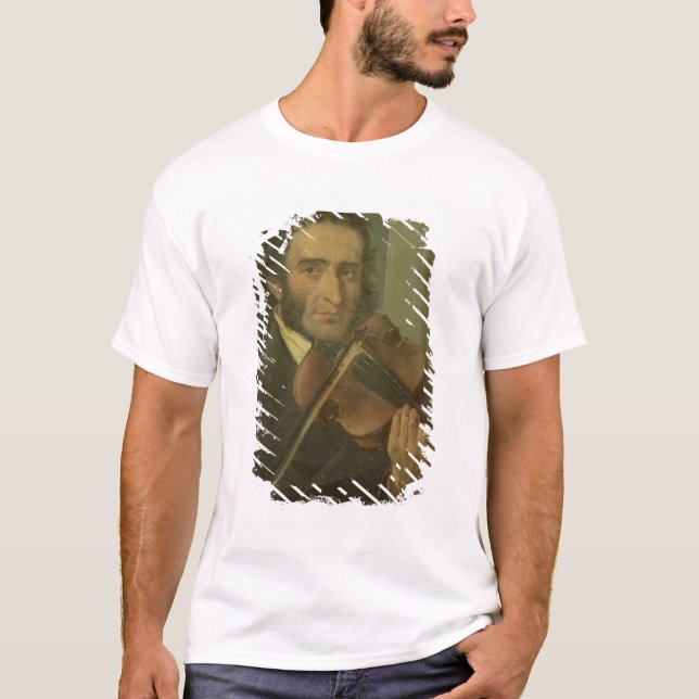 Camiseta Retrato de Niccolo Paganini (Anverso)