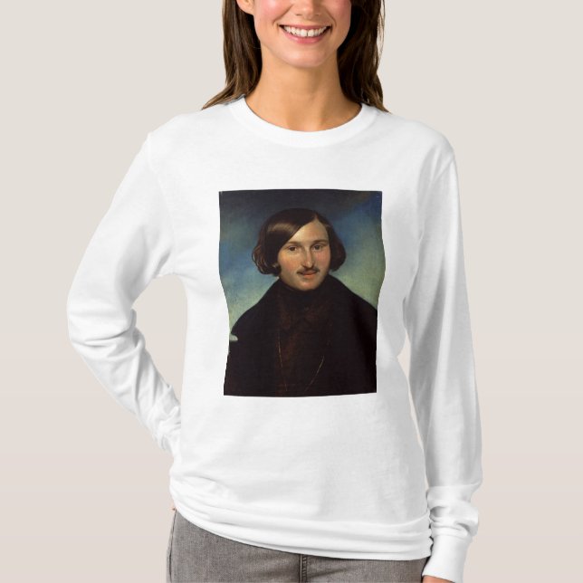 Camiseta Retrato de Nikolay Gogol, 1841 (Anverso)