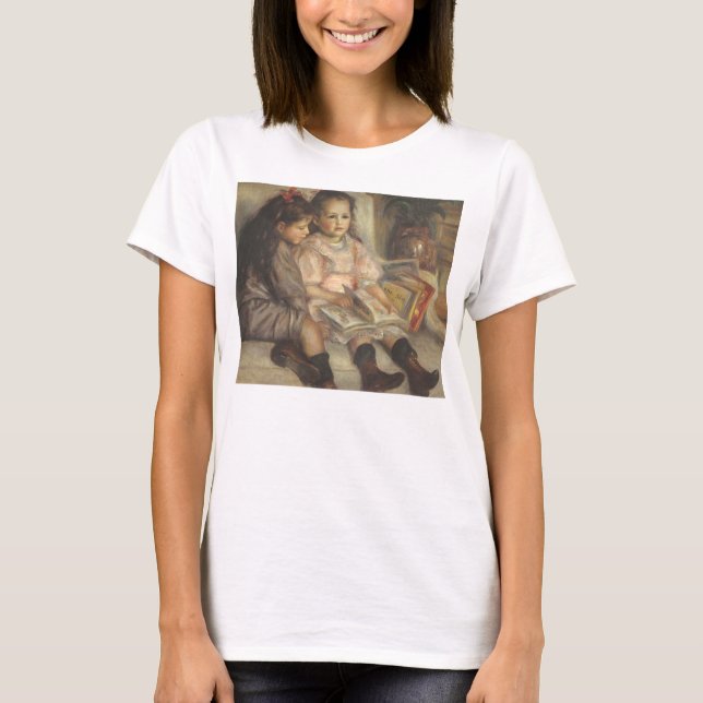 Camiseta Retrato de niños de Caillebotte por Pierre Renoir (Anverso)