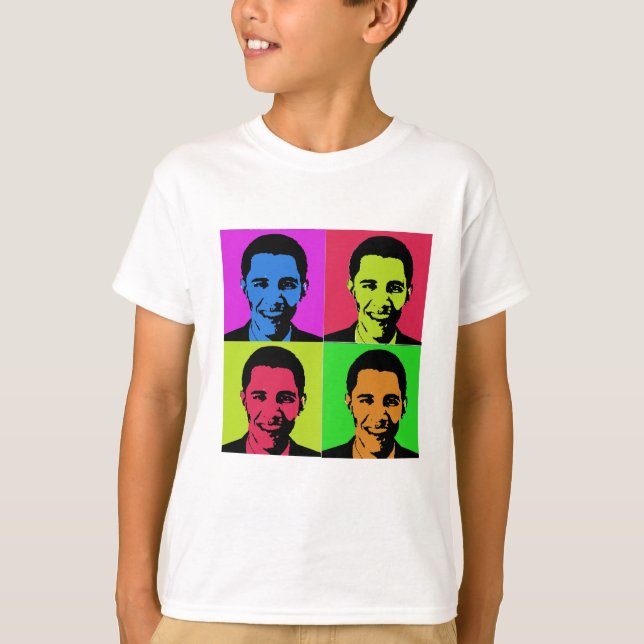 Camiseta Retrato de Obama (Anverso)