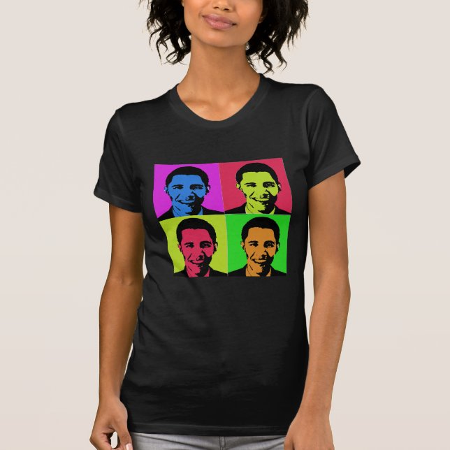 Camiseta Retrato de Obama (Anverso)