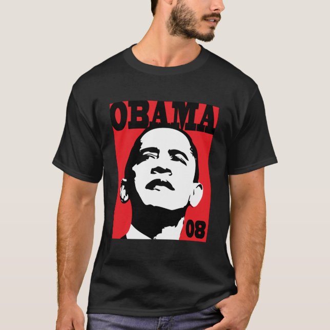 Camiseta Retrato de Obama (Anverso)