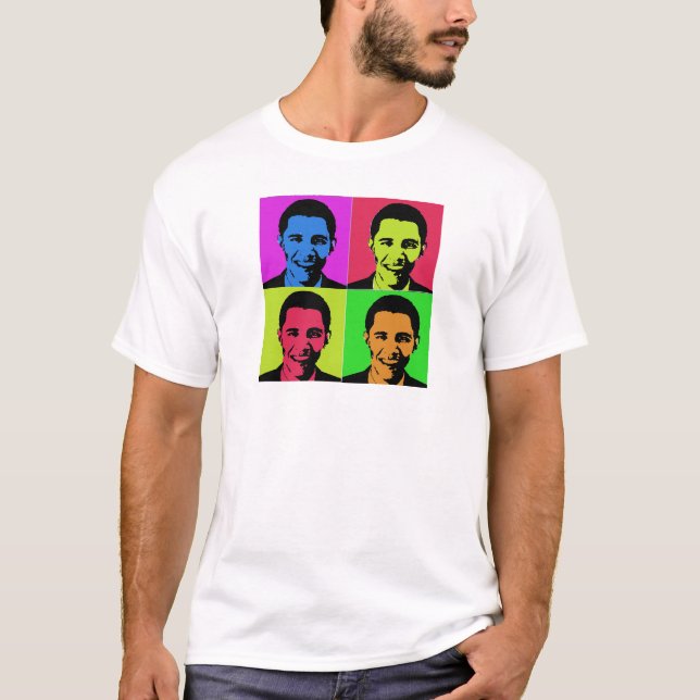 Camiseta Retrato de Obama (Anverso)
