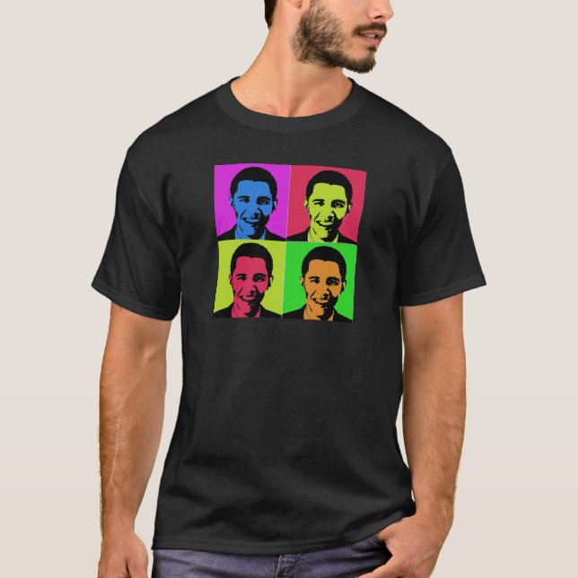 Camiseta Retrato de Obama (Anverso)