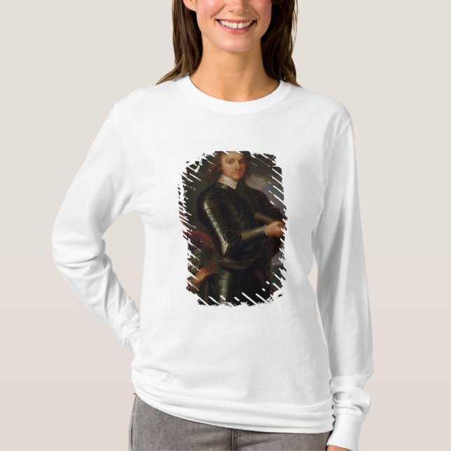 Camiseta Retrato de Oliver Cromwell (Anverso)