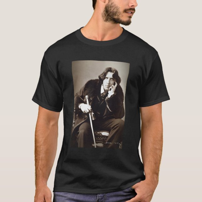 Camiseta Retrato de Oscar Wilde (Anverso)