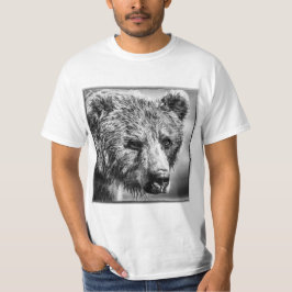 Camiseta Retrato de oso pardo