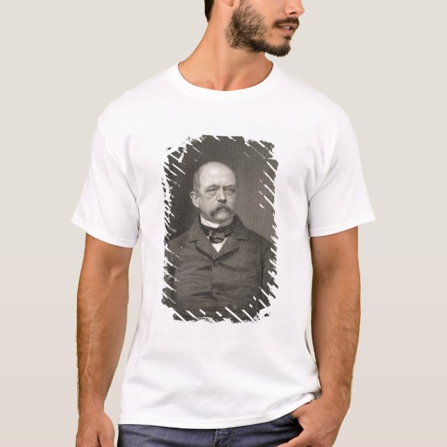 Camiseta Retrato de Otto von Bismarck (Anverso)