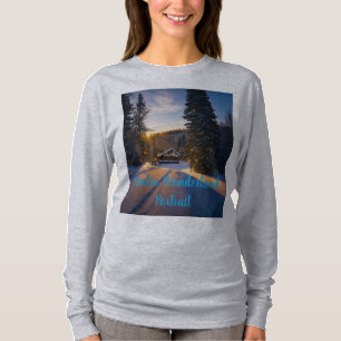 Camiseta Retrato de Paisaje Invernal Mágico – Sereno Paisaj