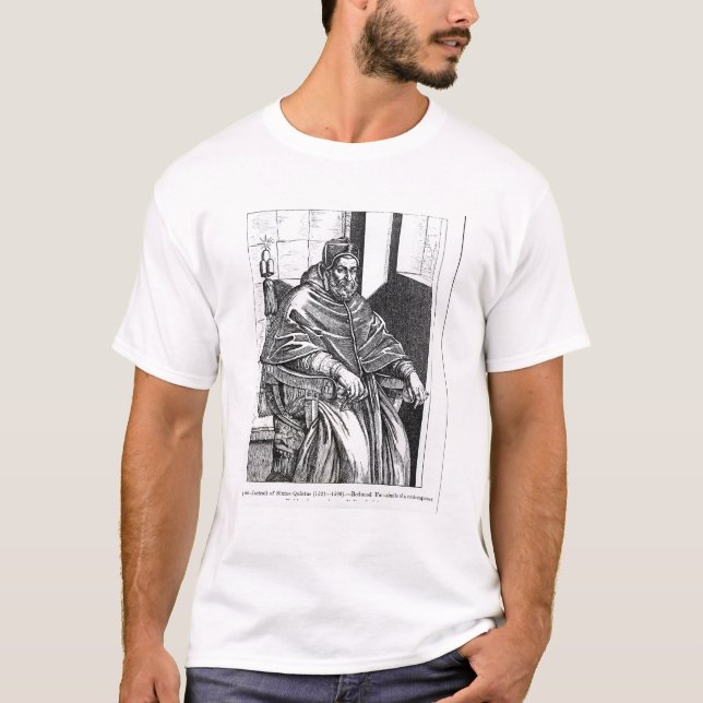 Camiseta Retrato de papa Sixto V (Anverso)