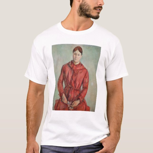 Camiseta Retrato de Paul Cezanne el | de señora Cezanne (Anverso)