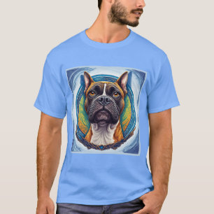 Camiseta Retrato de perro arte abstracto