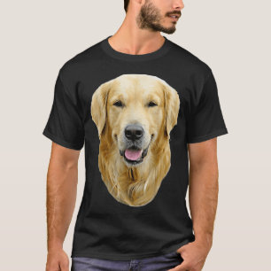 Camiseta Retrato de perro Golden Retriever Detalle Animal N