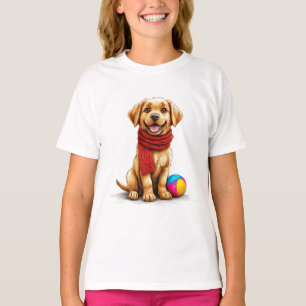 Camiseta Retrato de perro lindo