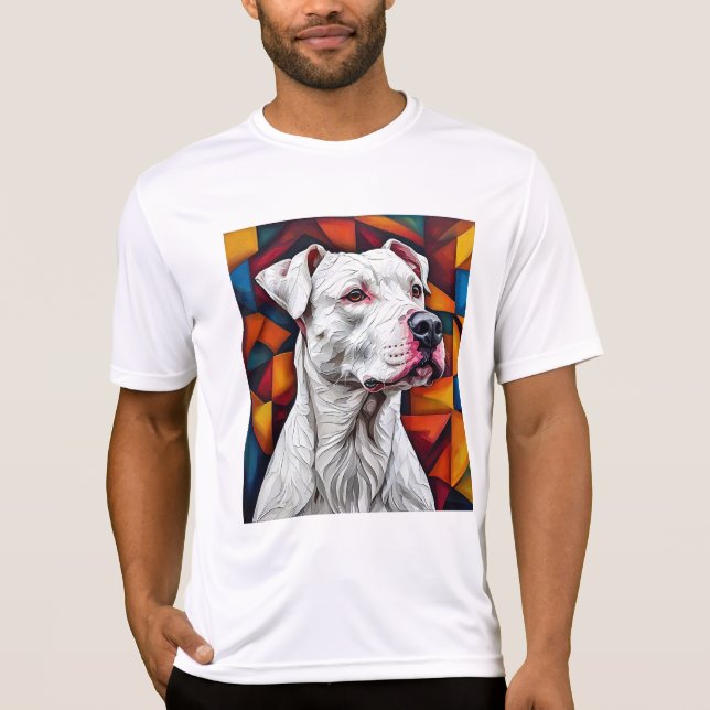 Camiseta Retrato de perro lindo (Anverso)