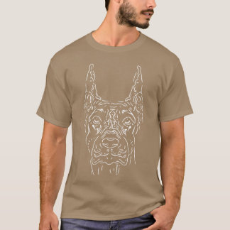 Camiseta Retrato de perro para regalo de dueños de perros o