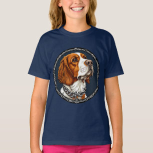 Camiseta Retrato de perro que enfatiza el detalle