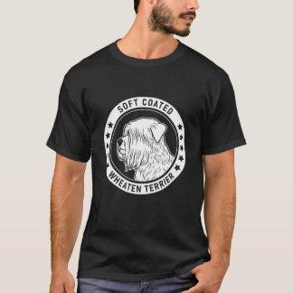 Camiseta Retrato de Perro Terrier en Llanta Recubierta